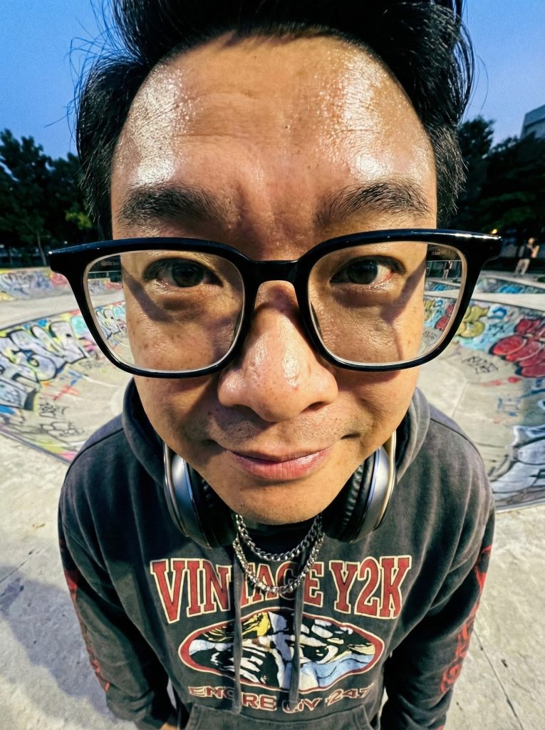 ultra-wide fish-eye lens portrait